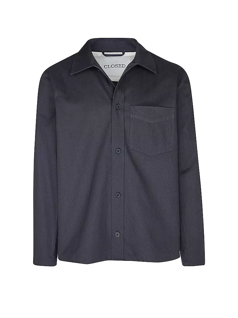 CLOSED | Overshirt | Blu scuro