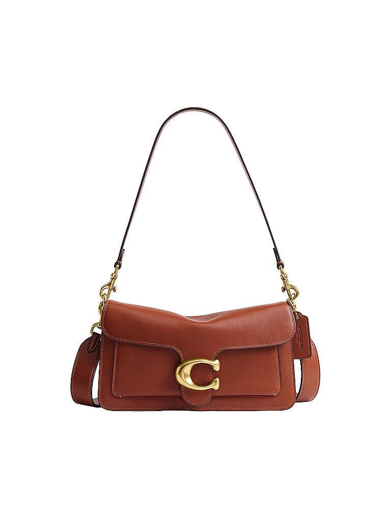 Borsa in pelle - Borsa a spalla BAG 26 rosso scuro