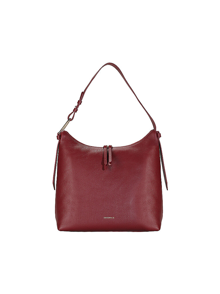 Borsa in pelle - Hobo MALORY rosso scuro