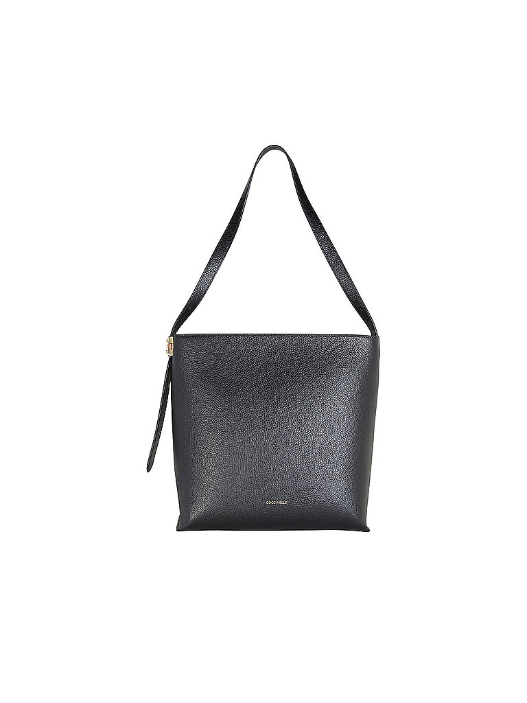 Borsa in pelle - Hobo Bag C-ME nero