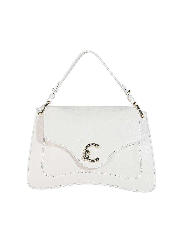 Borsa in pelle - Borsa a tracolla C-ME crema