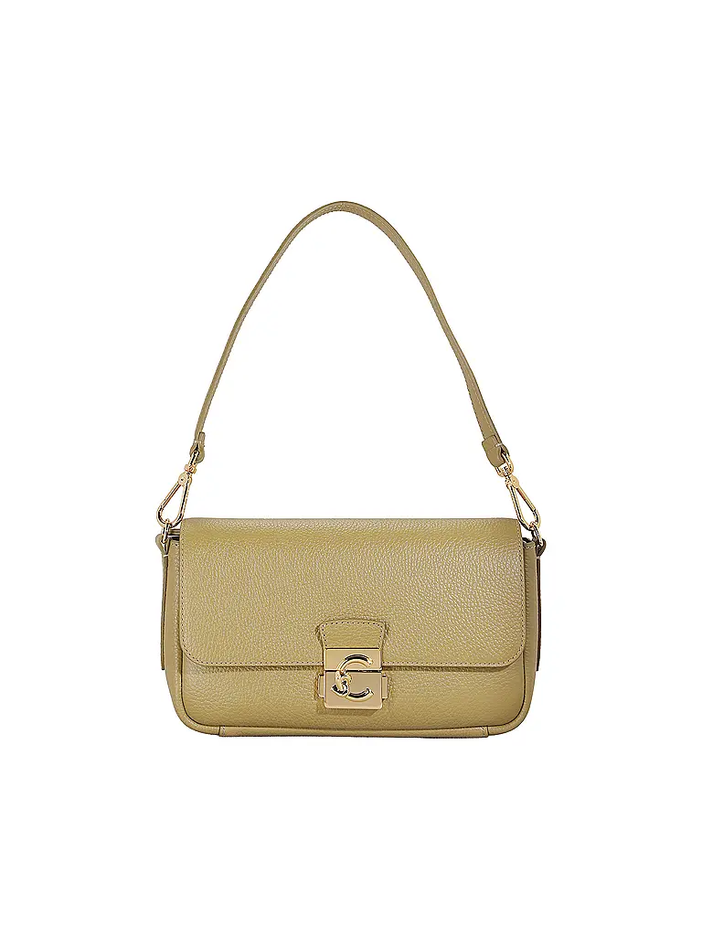 COCCINELLE | Borsa in pelle - Borsa a spalla C-ME LOCK Medium | Verde