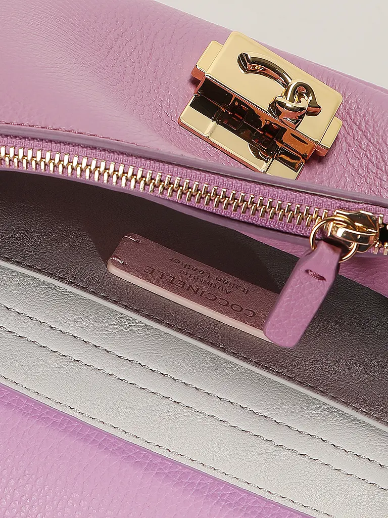 COCCINELLE | Borsa in pelle - Borsa a spalla C-ME LOCK Medium | Fucsia