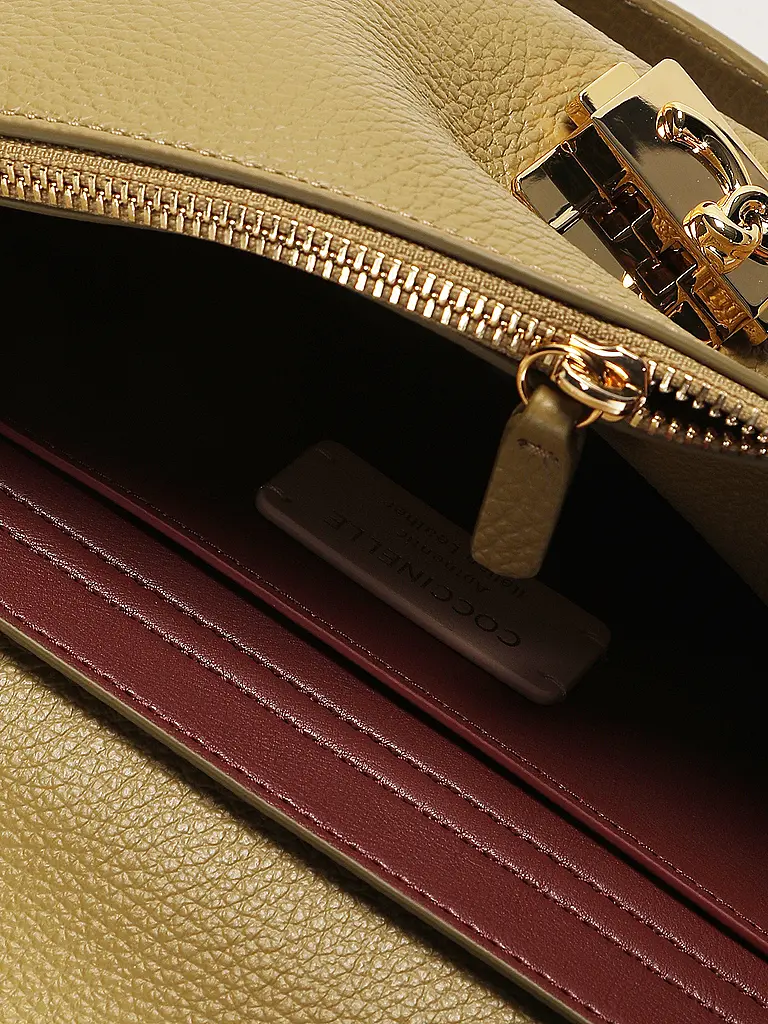 COCCINELLE | Borsa in pelle - Borsa a spalla C-ME LOCK Medium | Verde