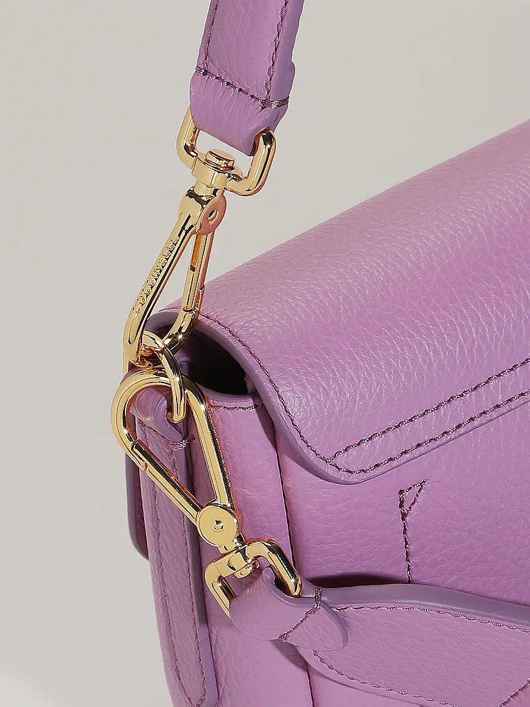 COCCINELLE | Borsa in pelle - Borsa a spalla C-ME LOCK Medium | Fucsia