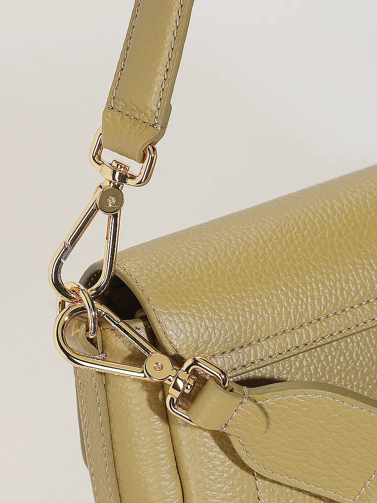 COCCINELLE | Borsa in pelle - Borsa a spalla C-ME LOCK Medium | Verde