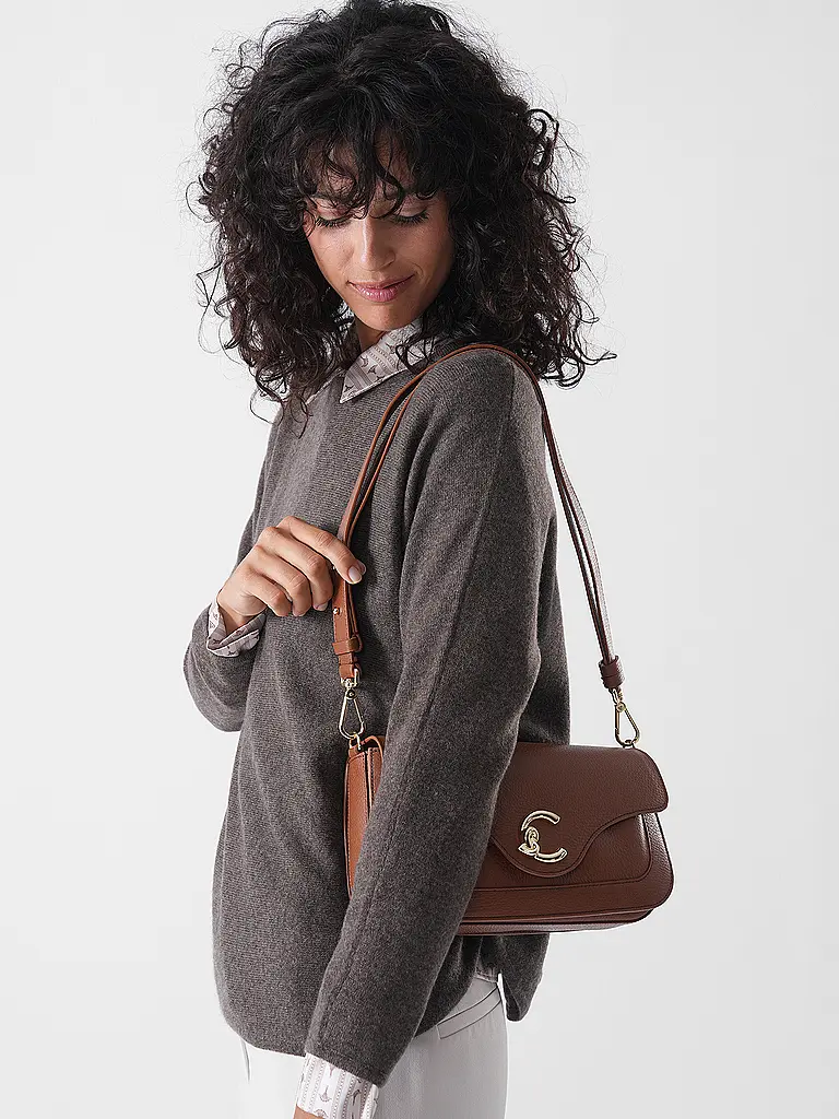 COCCINELLE | Borsa in pelle - Borsa a tracolla C-ME | Marrone