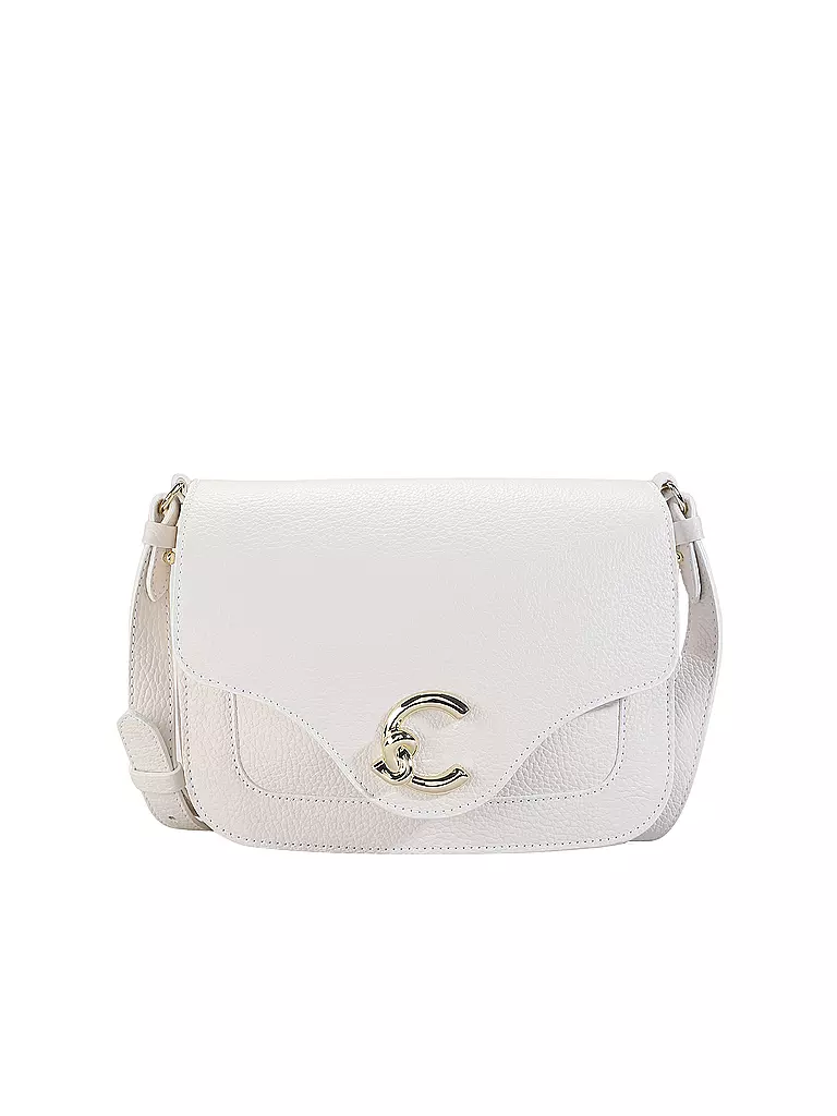 COCCINELLE | Borsa in pelle - Borsa a tracolla COCCINELLE C-ME | Bianco