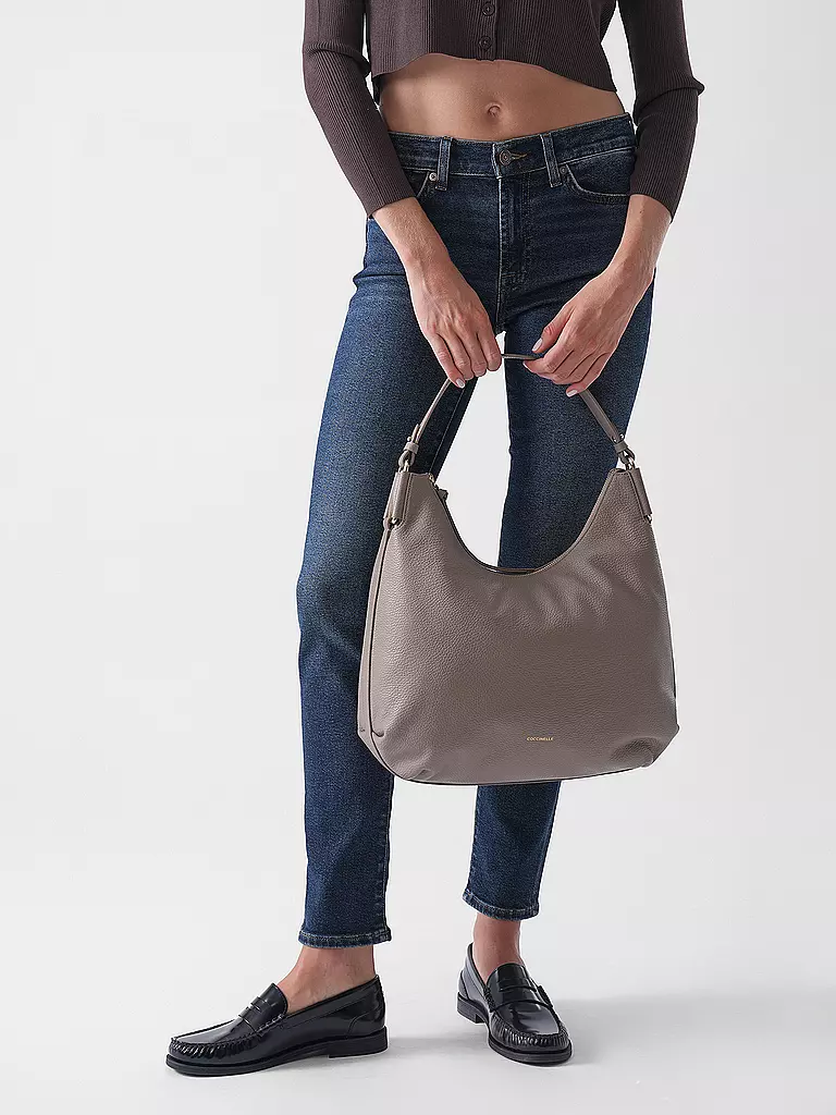 COCCINELLE | Borsa in pelle - Hobo Bag COCCINELLEREBEKKA | Beige