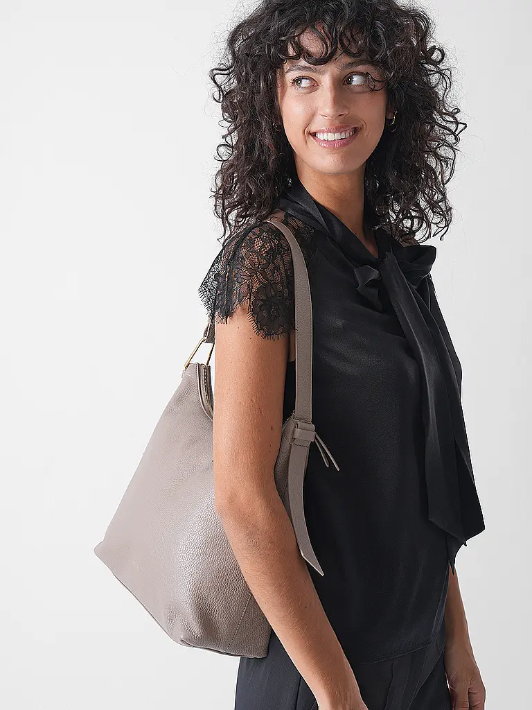 COCCINELLE | Borsa in pelle - Hobo COCCINELLEMALORY | Beige