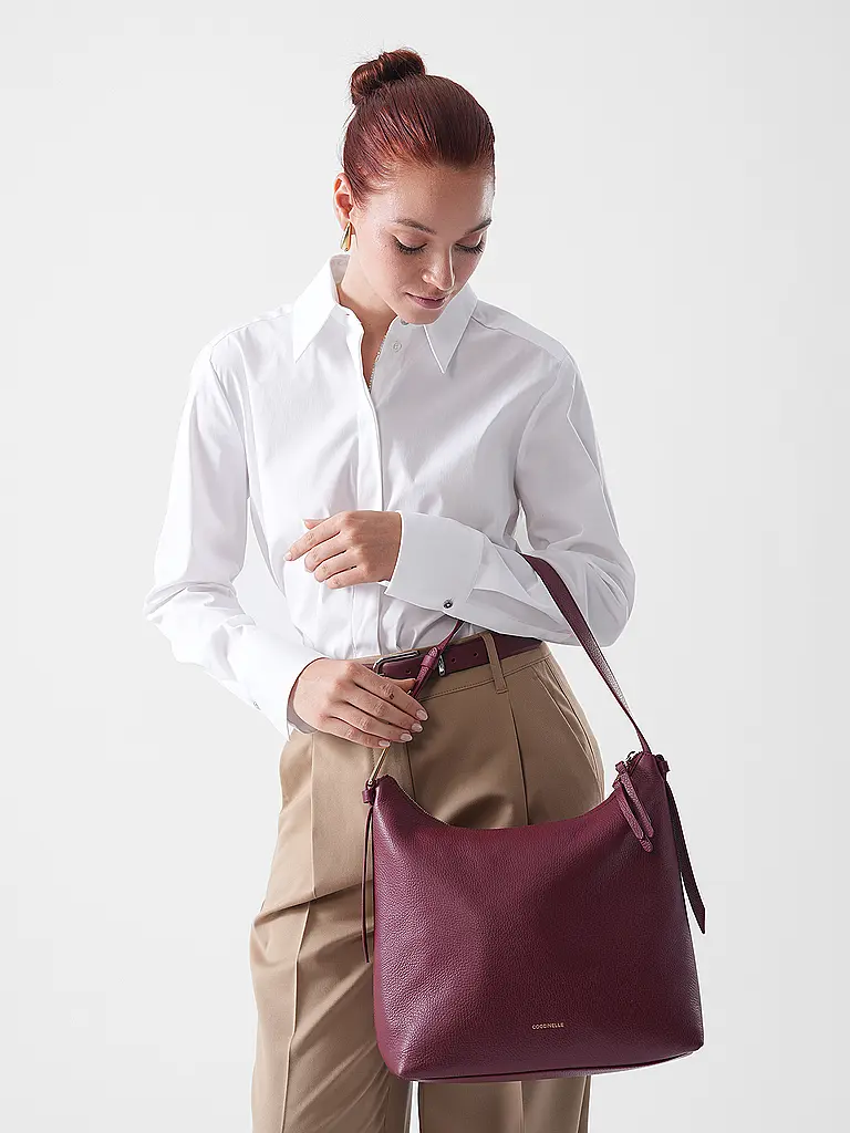 COCCINELLE | Borsa in pelle - Hobo COCCINELLEMALORY | Rosso scuro