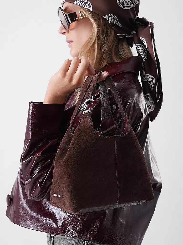 COCCINELLE | Borsa in pelle - Mini Bag C-EASY | Marrone