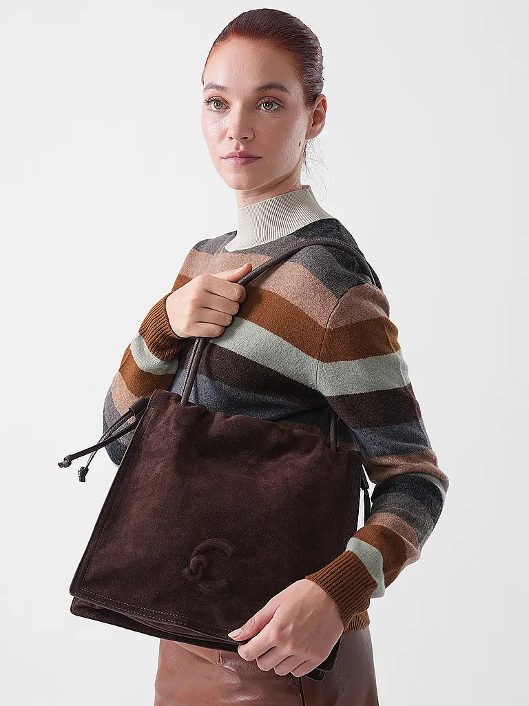 COCCINELLE | Borsa in pelle - Shopper COCCINELLESULSE | Marrone