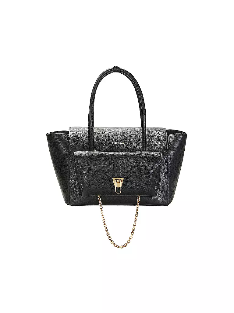 COCCINELLE | Borsa in pelle - Shopper DOBBLE BEAT | Nero