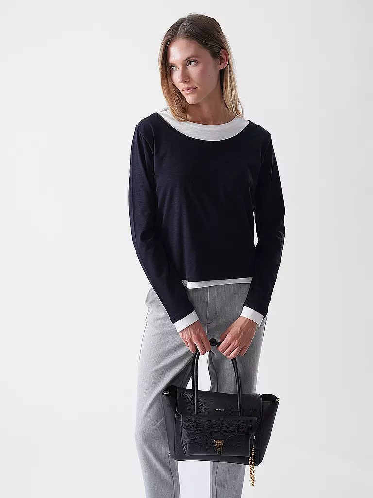 COCCINELLE | Borsa in pelle - Shopper DOBBLE BEAT | Nero