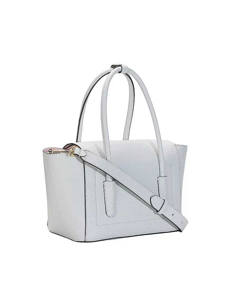 COCCINELLE | Borsa in pelle - Shopper DOBBLE BEAT | Blu chiaro