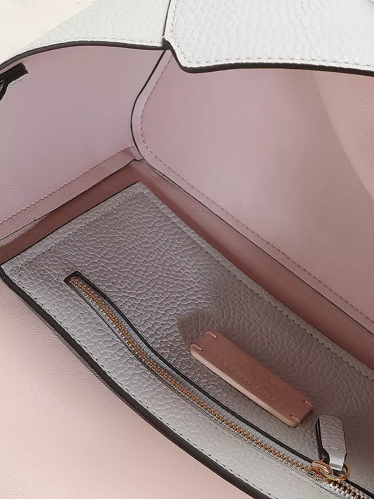 COCCINELLE | Borsa in pelle - Shopper DOBBLE BEAT | Blu chiaro