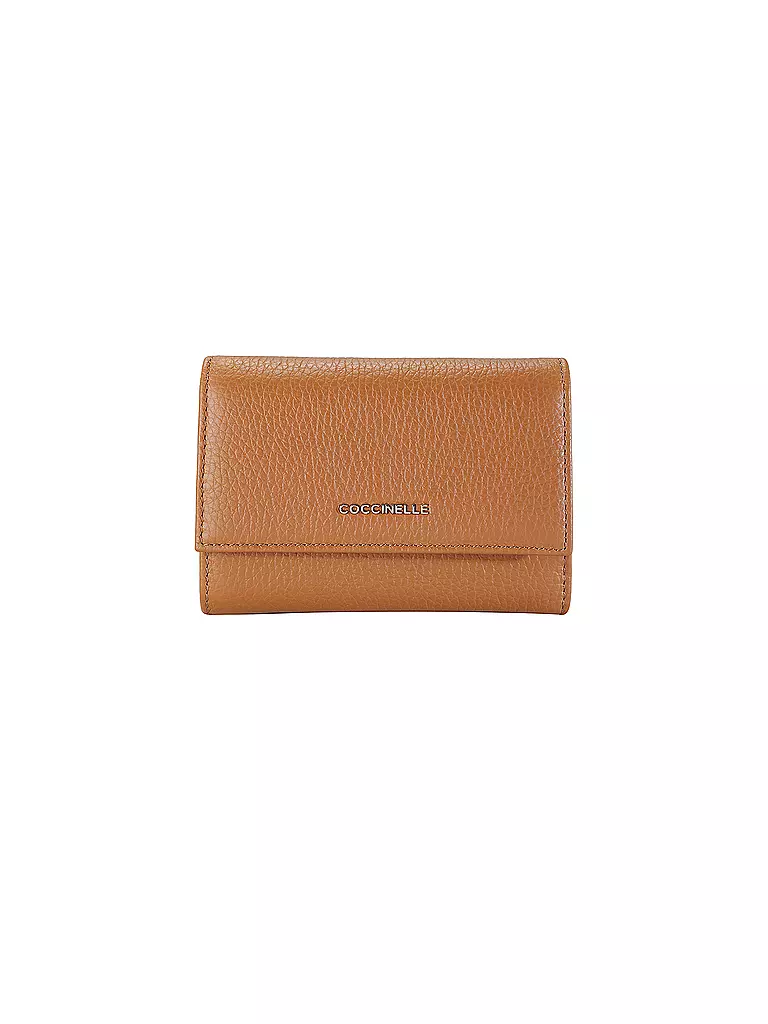 COCCINELLE | Geldbörse METALLIC SOFT | Cammello