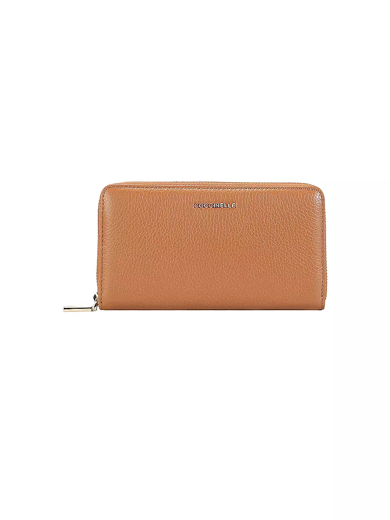 COCCINELLE | Geldbörse METALLIC SOFT | Cammello