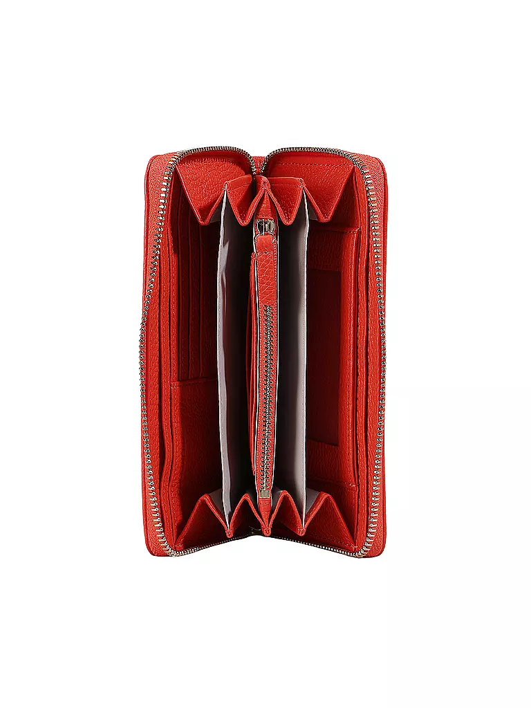 COCCINELLE | Geldbörse METALLIC SOFT | Rosso