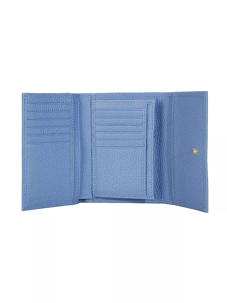 COCCINELLE | Geldbörse METALLIC SOFT | Blu chiaro