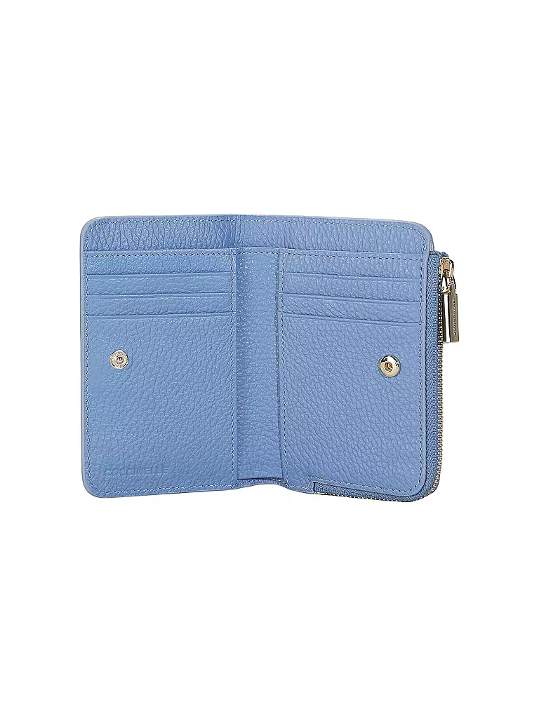 COCCINELLE | Geldbörse METALLIC SOFT | Blu chiaro