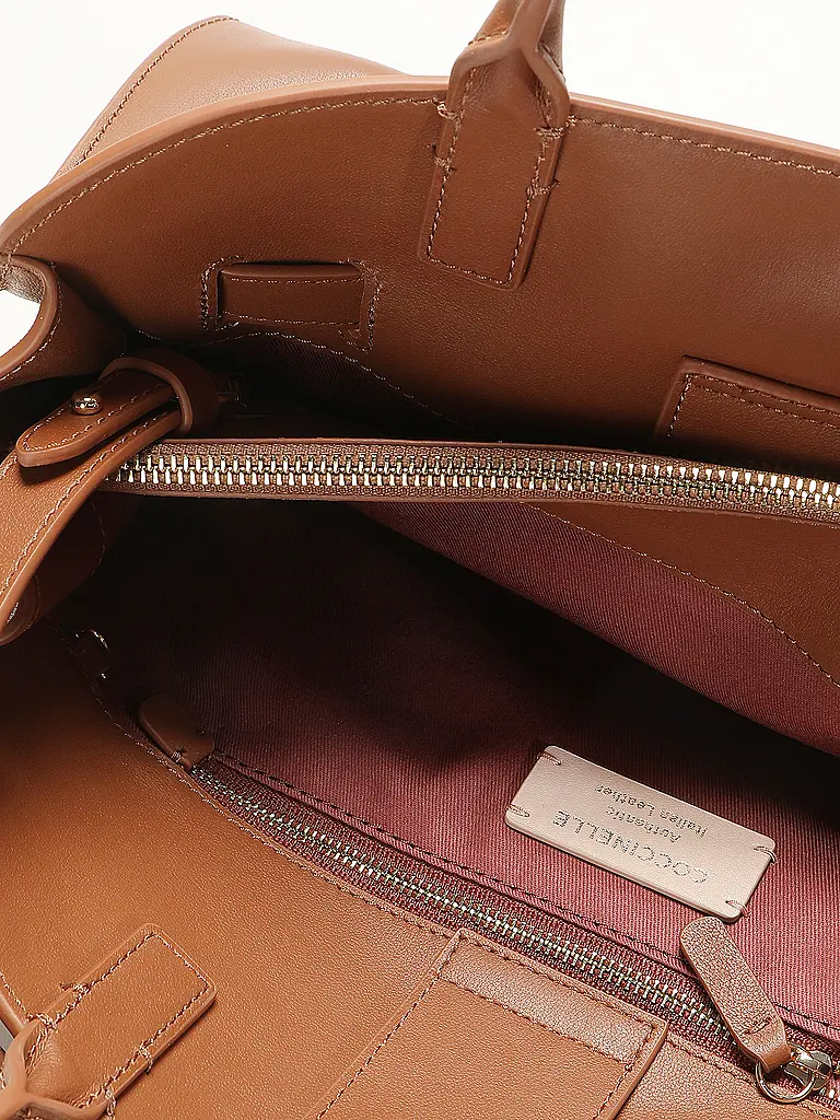 COCCINELLE | Ledertasche - Henkeltasche COCCINELLESABINE | Marrone