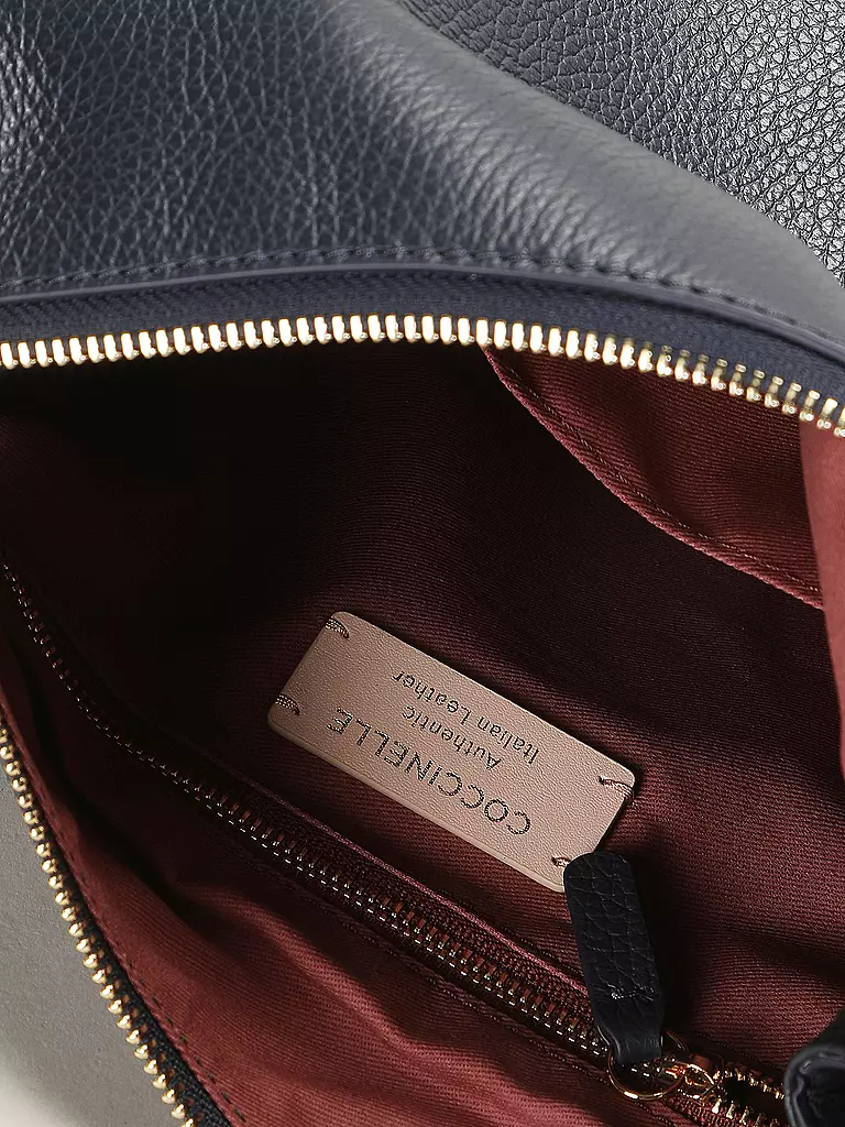 COCCINELLE | Ledertasche - Hobo COCCINELLEMAGIE SOFT Small  | Blu scuro