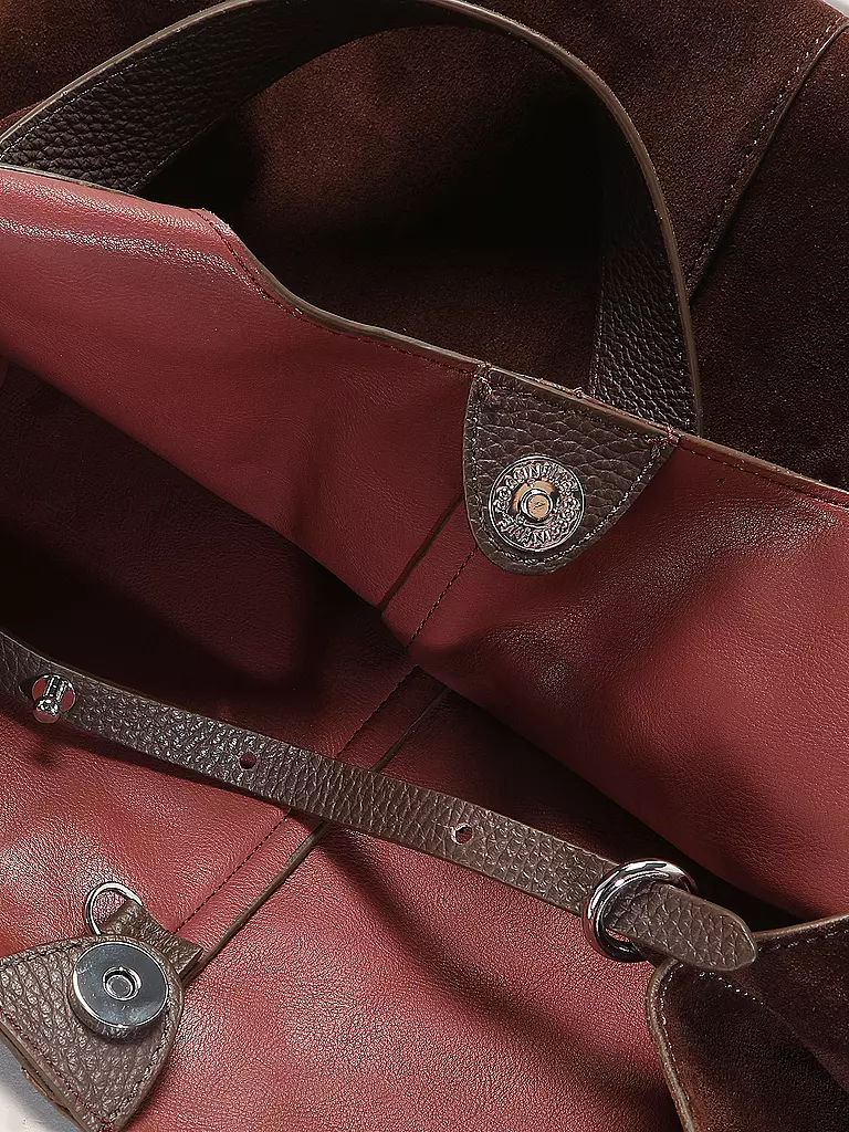 COCCINELLE | Ledertasche - Shopper C-EASY  | Marrone