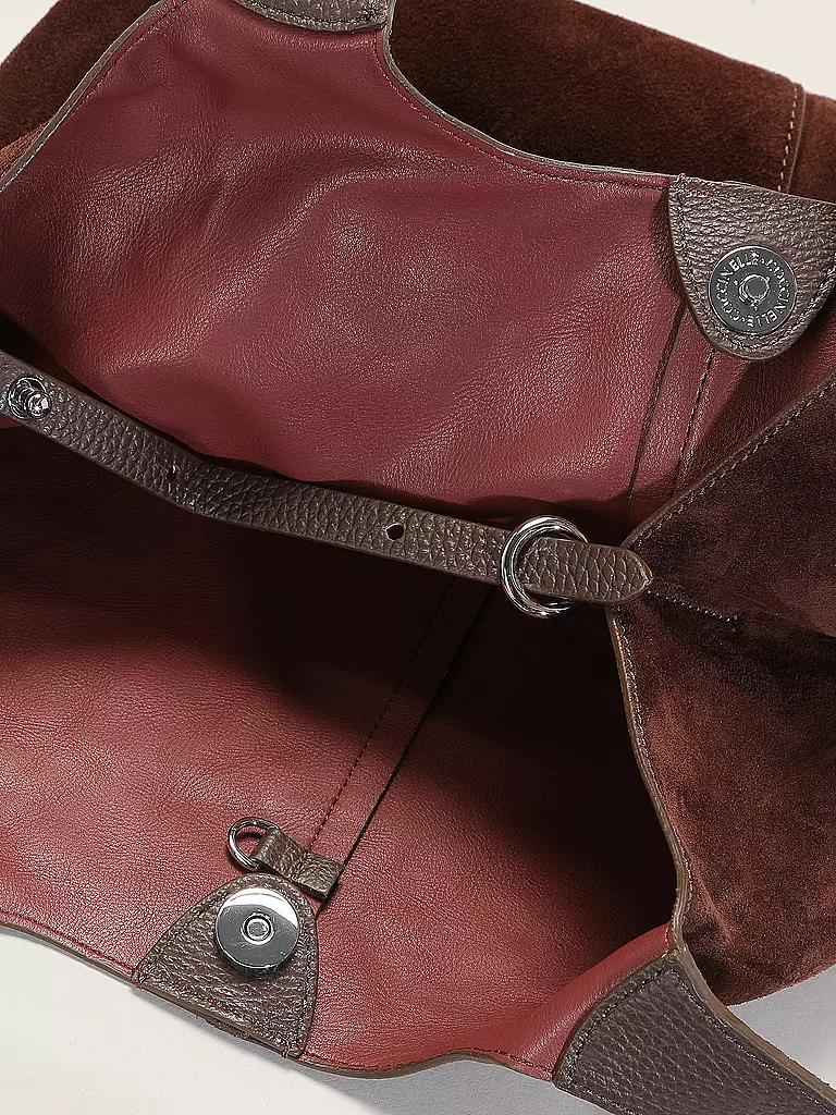 COCCINELLE | Ledertasche - Shopper C-EASY  | Marrone