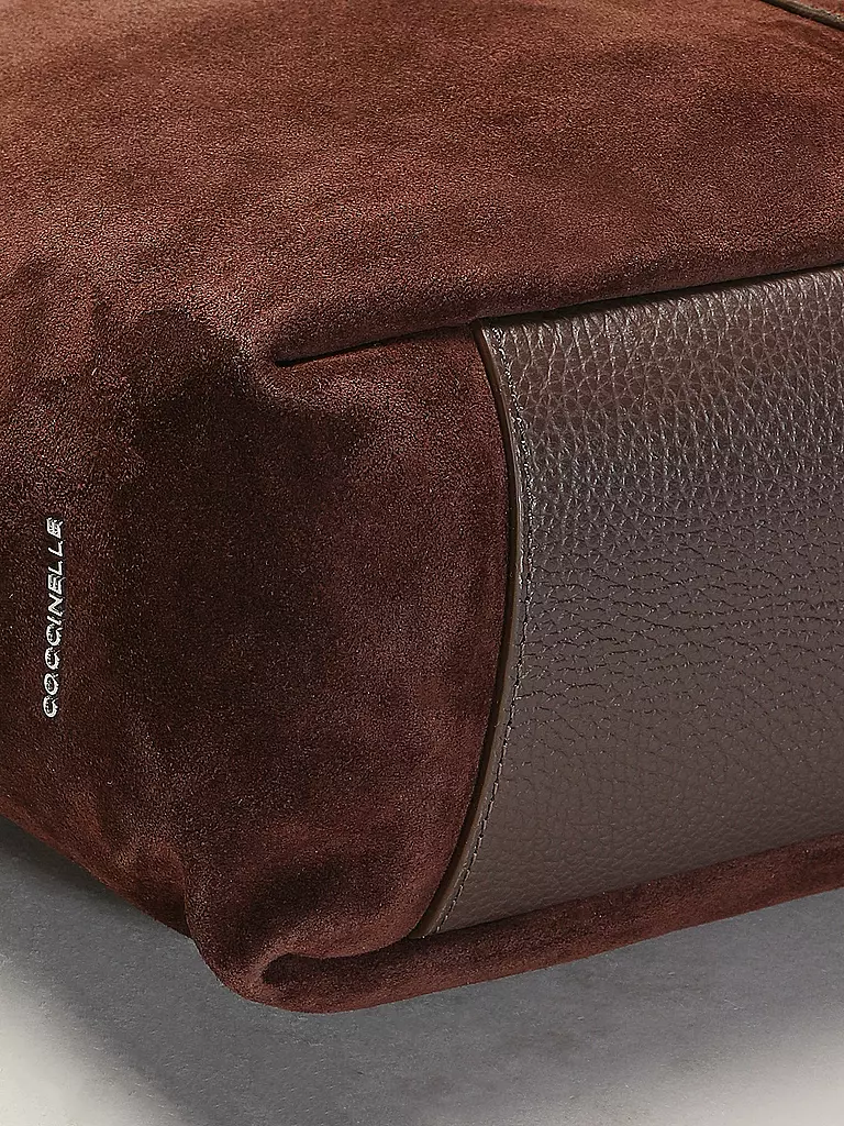 COCCINELLE | Ledertasche - Shopper C-EASY  | Marrone