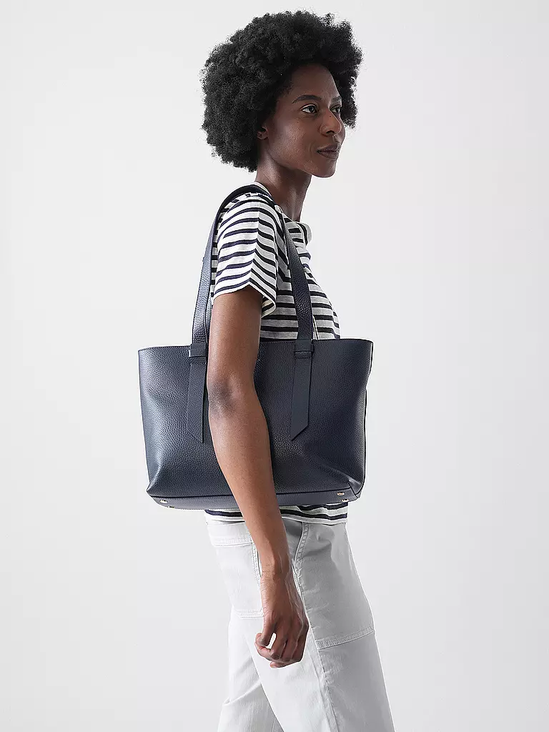 COCCINELLE | Ledertasche - Shopper COCCINELLEMALORY | Blu scuro