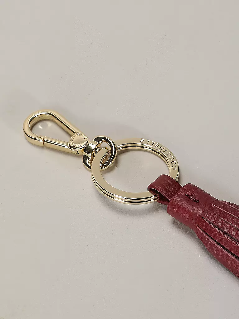 COCCINELLE | Portachiavi TASSEL | Rosso scuro