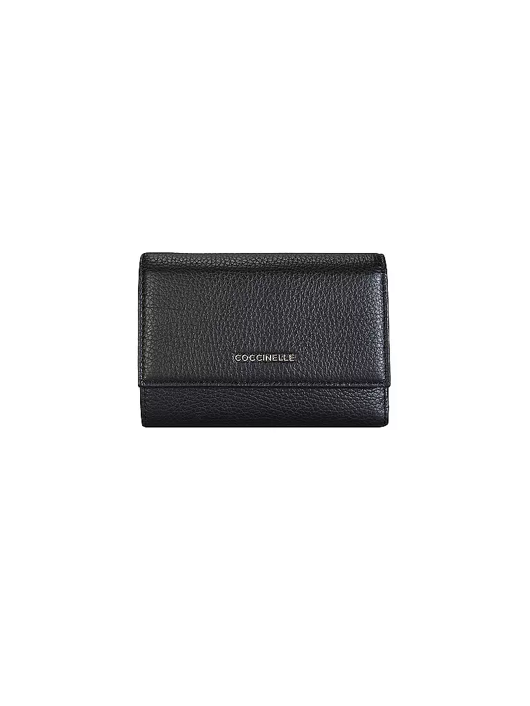 COCCINELLE | Portafoglio METALLIC SOFT | Nero