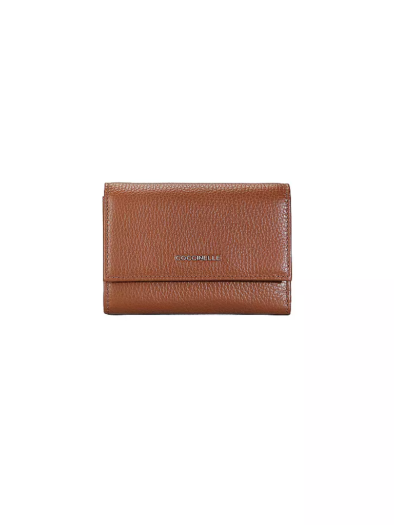 COCCINELLE | Portafoglio METALLIC SOFT | Cammello