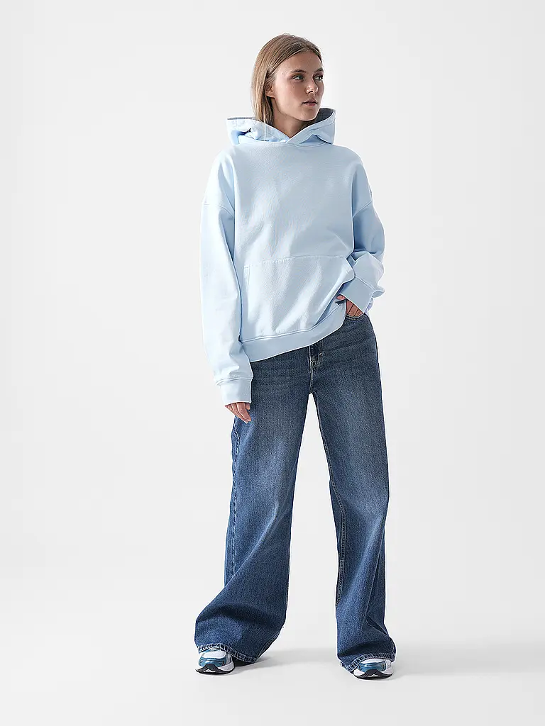 COLORFUL STANDARD | Felpa con cappuccio - Hoodie | Blu chiaro