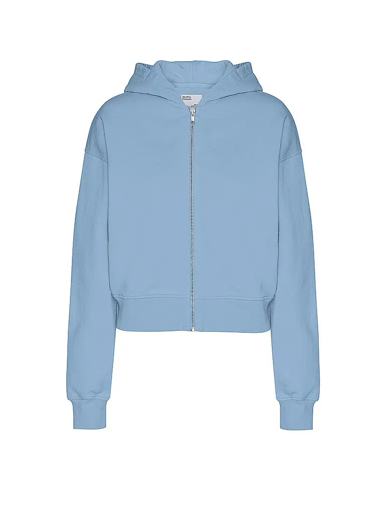 COLORFUL STANDARD | Felpa con zip | Blu chiaro