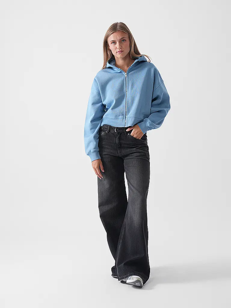 COLORFUL STANDARD | Felpa con zip | Blu chiaro