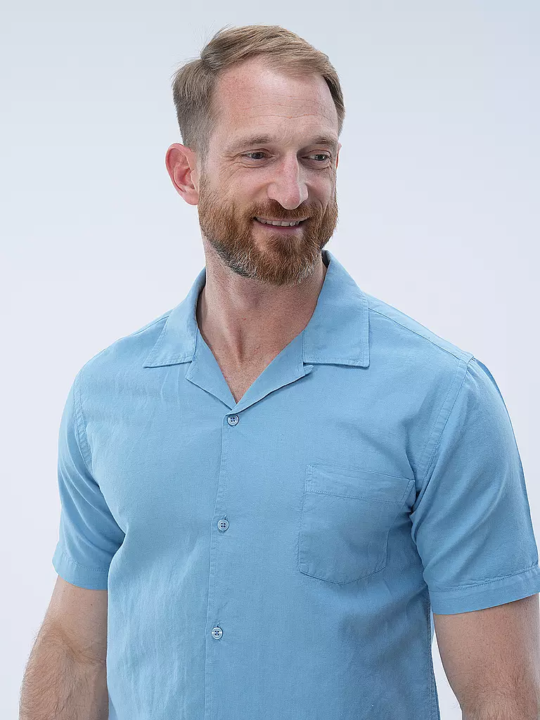 COLORFUL STANDARD | Hemd Regular Fit  | Blu chiaro