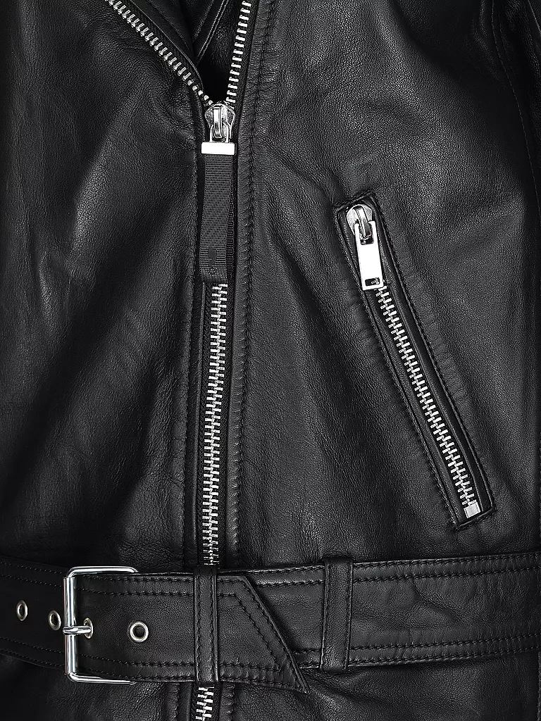 COMMA IDENTITY | Lederjacke | Nero