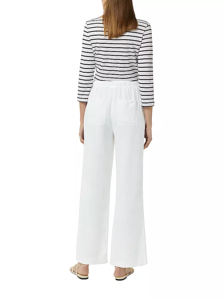 COMMA IDENTITY | Leinenhose | Bianco