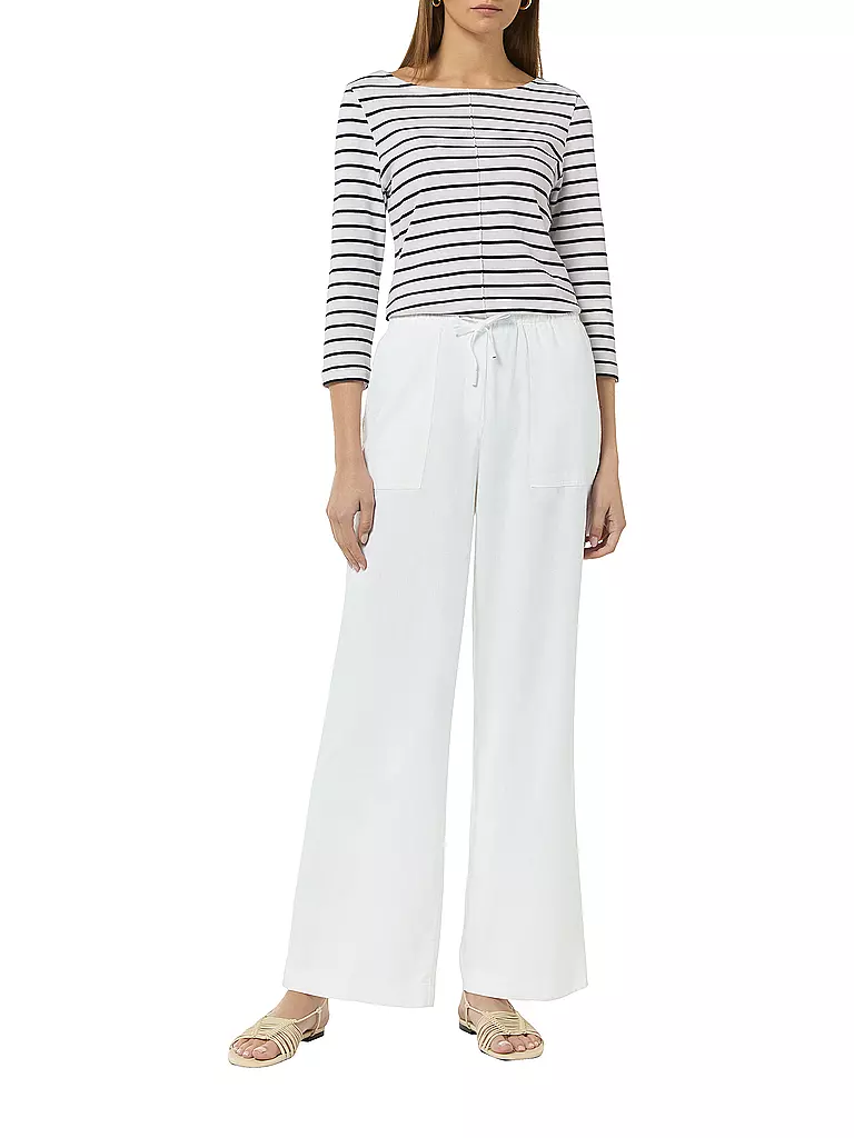 COMMA IDENTITY | Leinenhose | Bianco