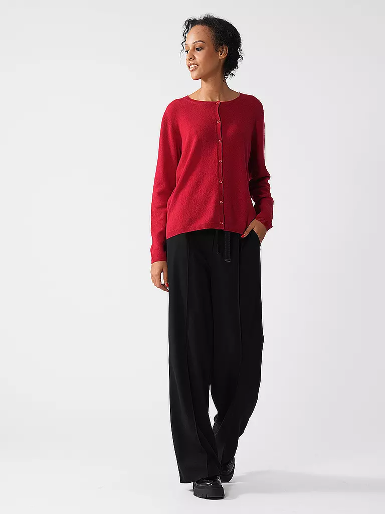 COMMA IDENTITY | Marlenehose Wide Leg | Nero