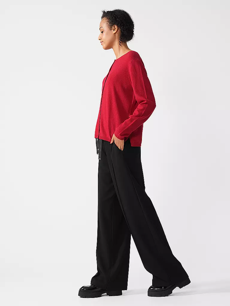 COMMA IDENTITY | Marlenehose Wide Leg | Nero