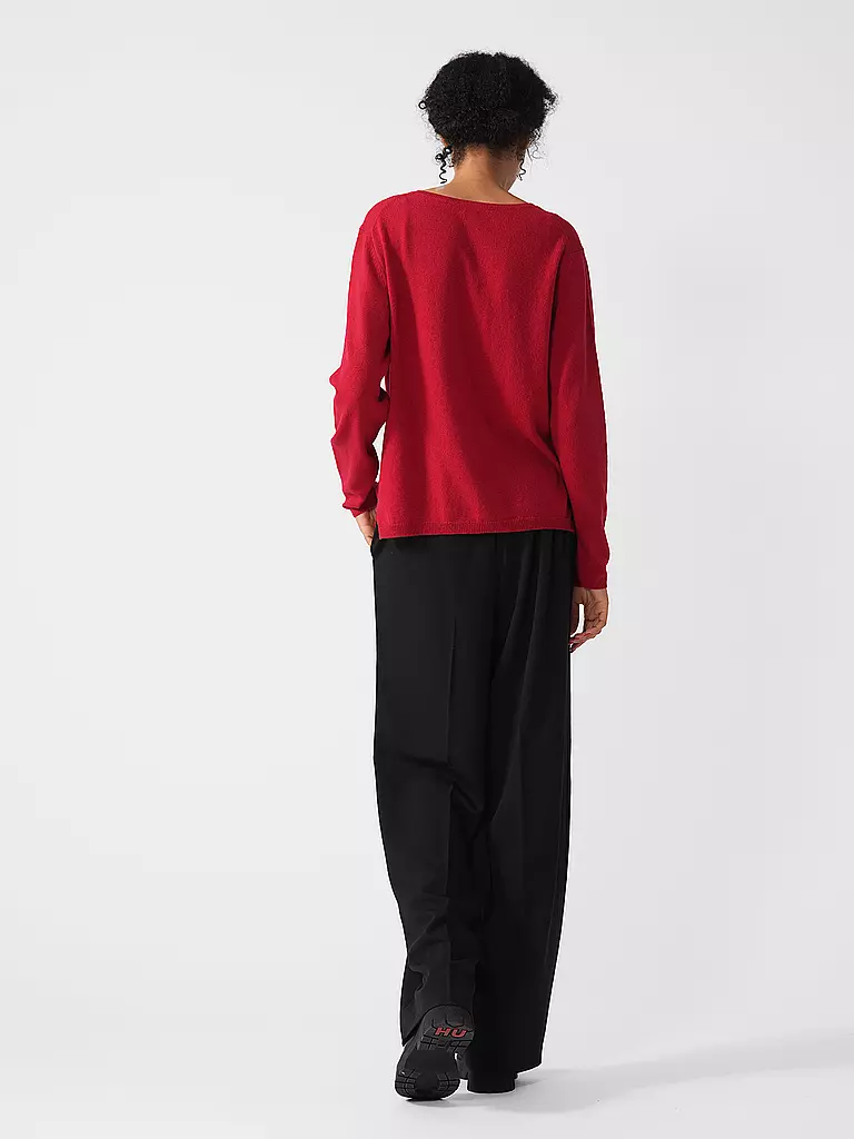 COMMA IDENTITY | Marlenehose Wide Leg | Nero