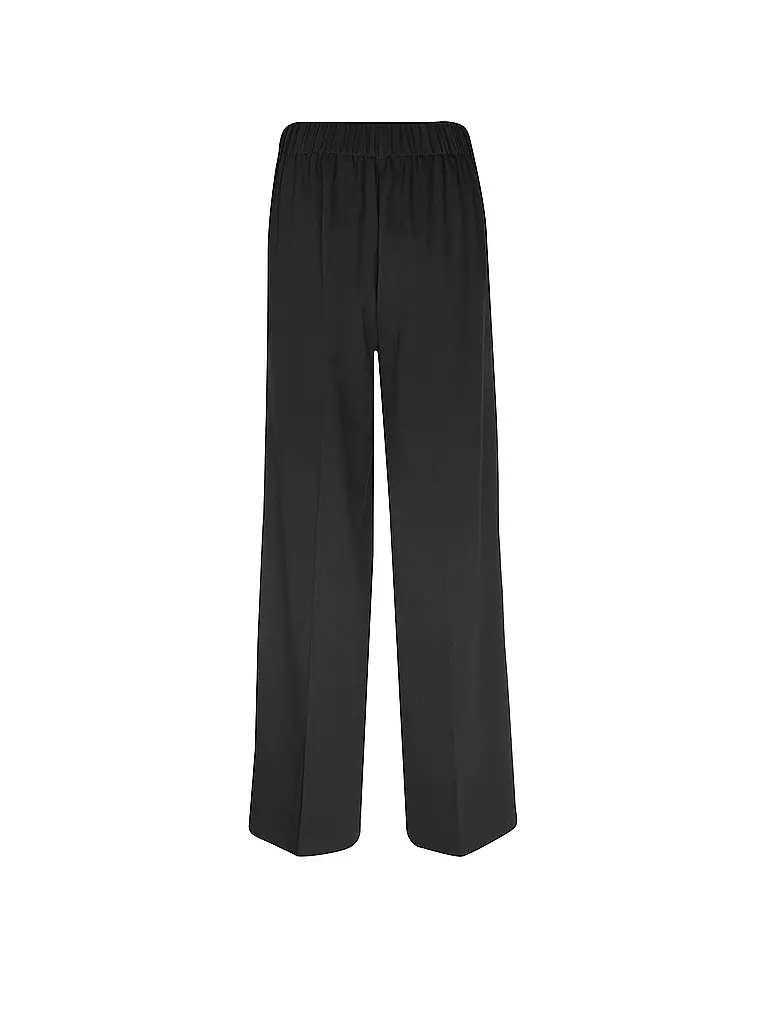 COMMA IDENTITY | Marlenehose Wide Leg | Nero