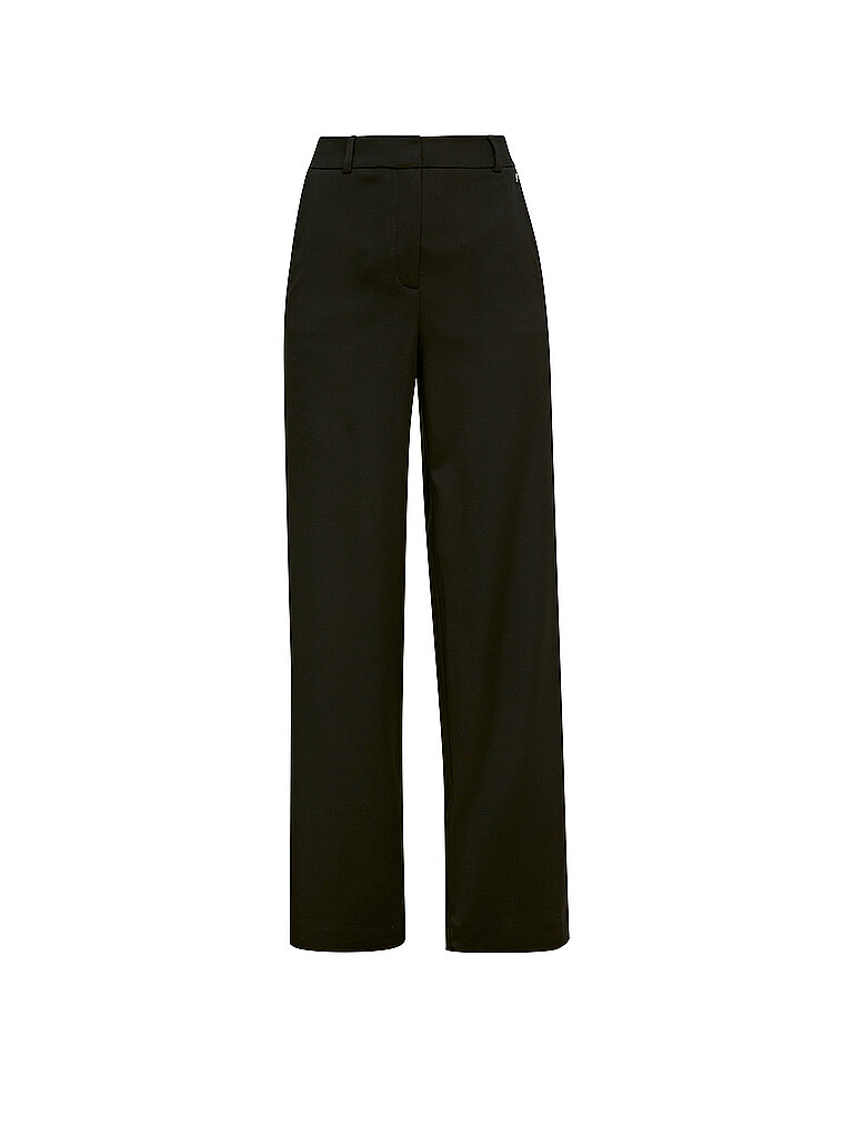 Pantaloni a vita alta nero 44