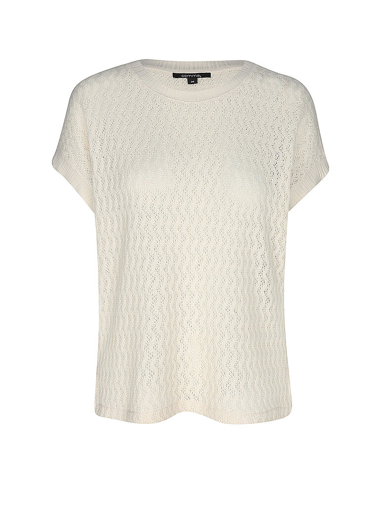 Comma T-shirt crema 46