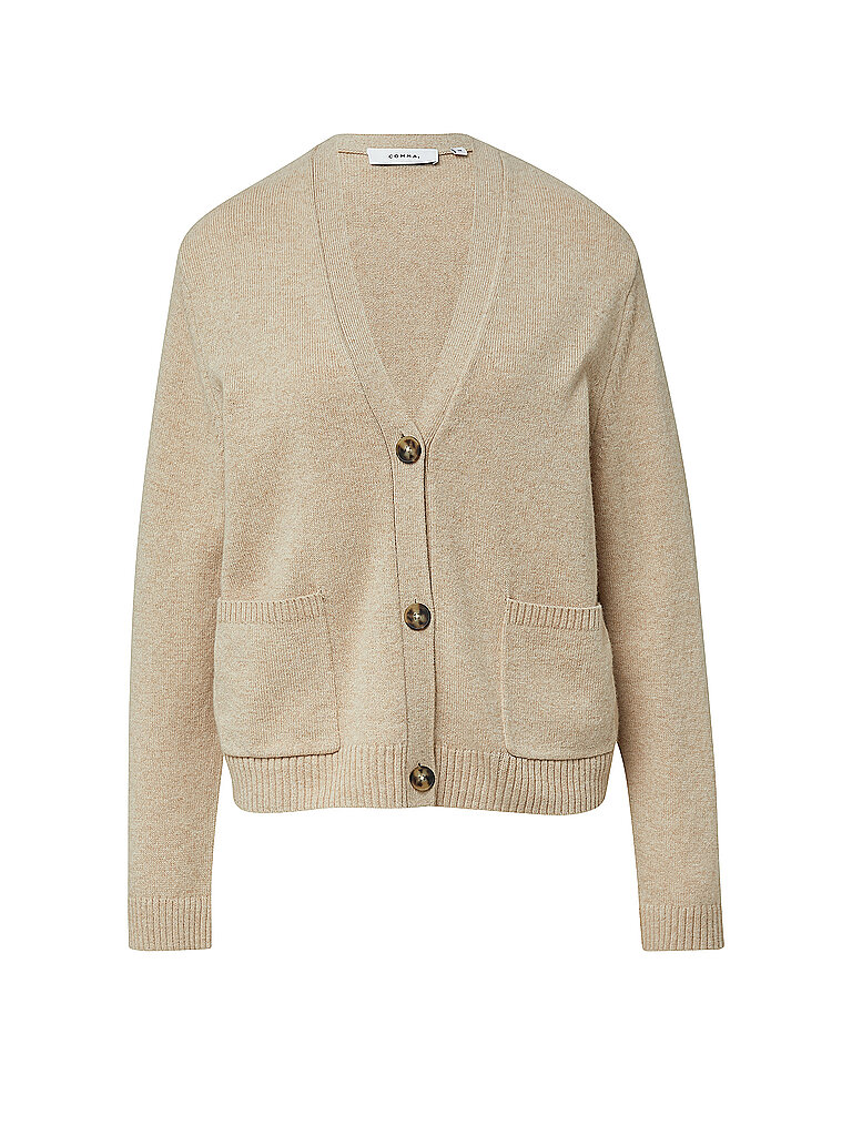 Comma Cardigan in maglia beige 42