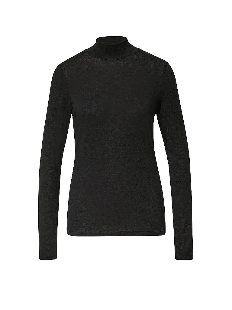 Maglietta a collo alto nero 34